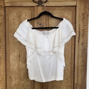 Rachel Zoe white blouse